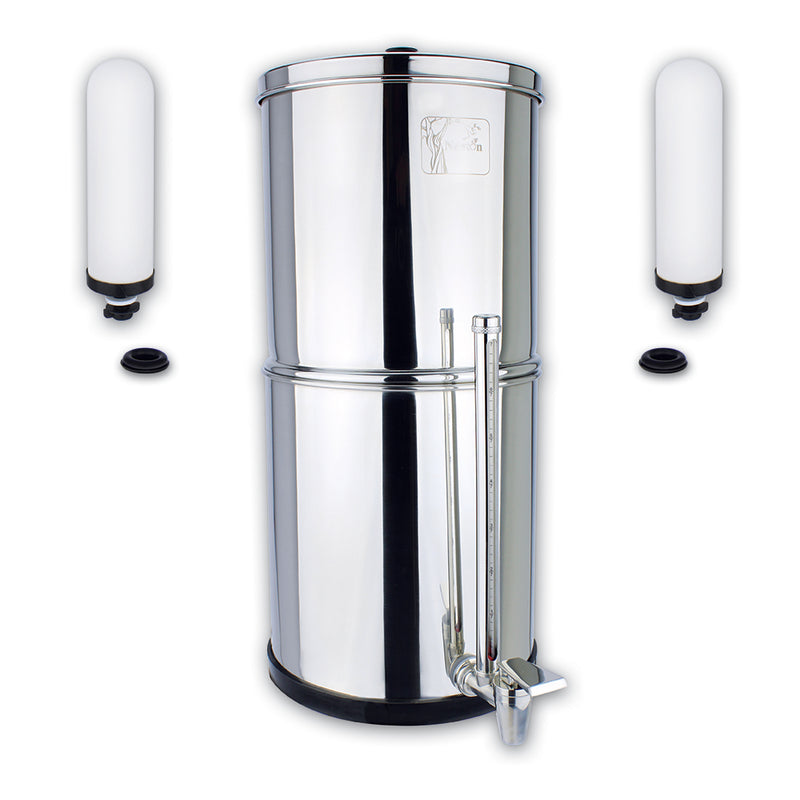 Load image into Gallery viewer, 8,5 Liter Newton Zwaartekrachtaangedreven Waterfiltersysteem