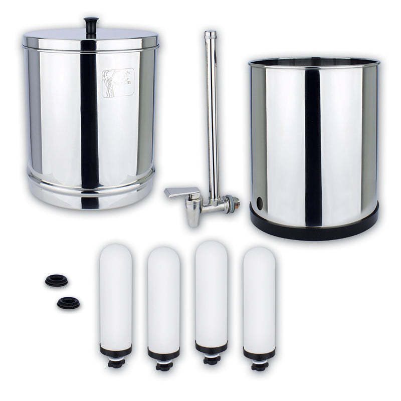 Load image into Gallery viewer, 8,5 Liter Newton Zwaartekrachtaangedreven Waterfiltersysteem